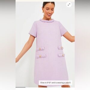 Tuckernuck Lilac Tweed Jackie Dress